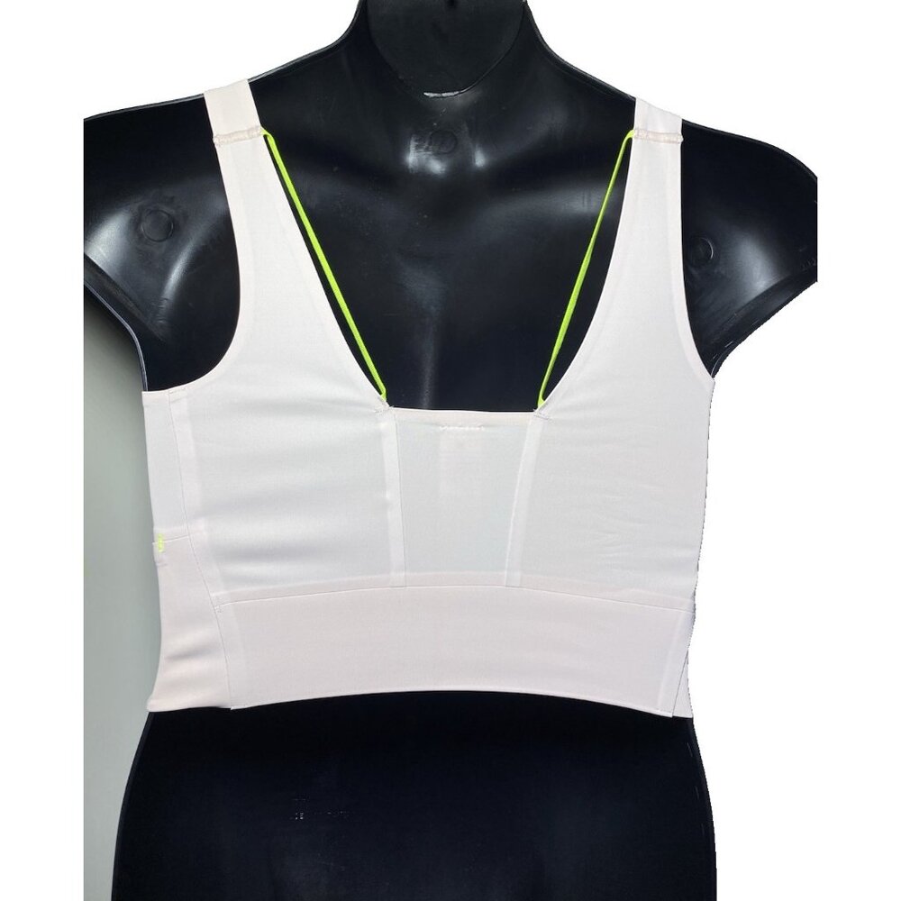 Brooks Women's White High-Support Sports Bra - Picture 2 of 10